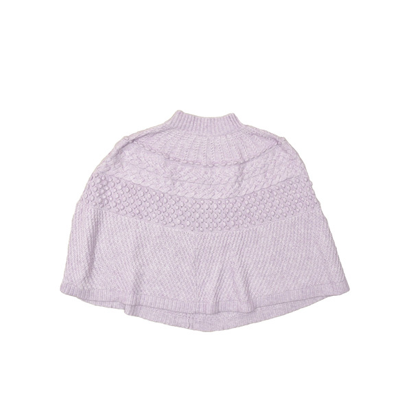 Talbots Womens Plus Size 3X Lavender Cable Knit Poncho Sweater - Picture 1 of 8